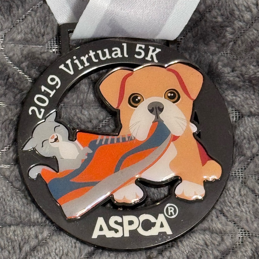 ASPCA Orange and Tan Dog Medal – 2019 Virtual 5K